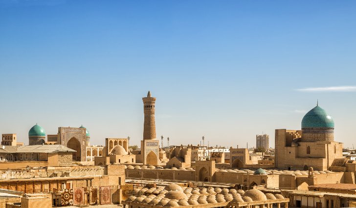 ウズベキスタン3都市周遊 6 日間